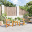 Vidaxl tuinstoelen 2 st poly rattan en acaciahout grijs