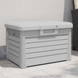 Vidaxl kussenbox 73x50,5x46,5 cm polypropeen grijs