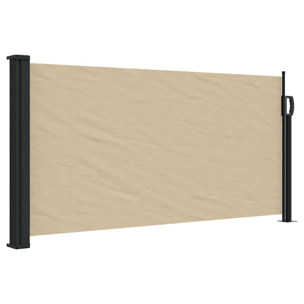 Vidaxl windscherm uittrekbaar 100x300 cm beige