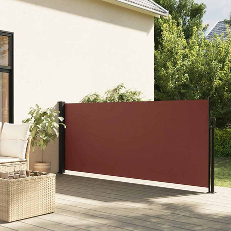 Rozsuwana szyba przednia Vidaxx 100x500 cm brązowa