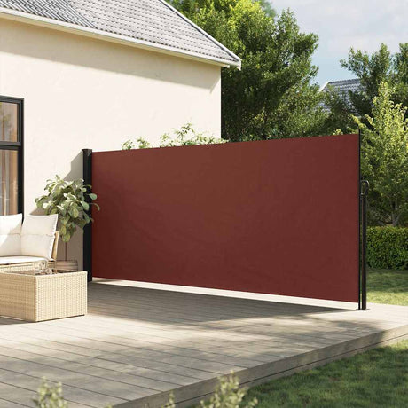 Rozsuwana szyba przednia Vidaxx 160x500 cm brązowa
