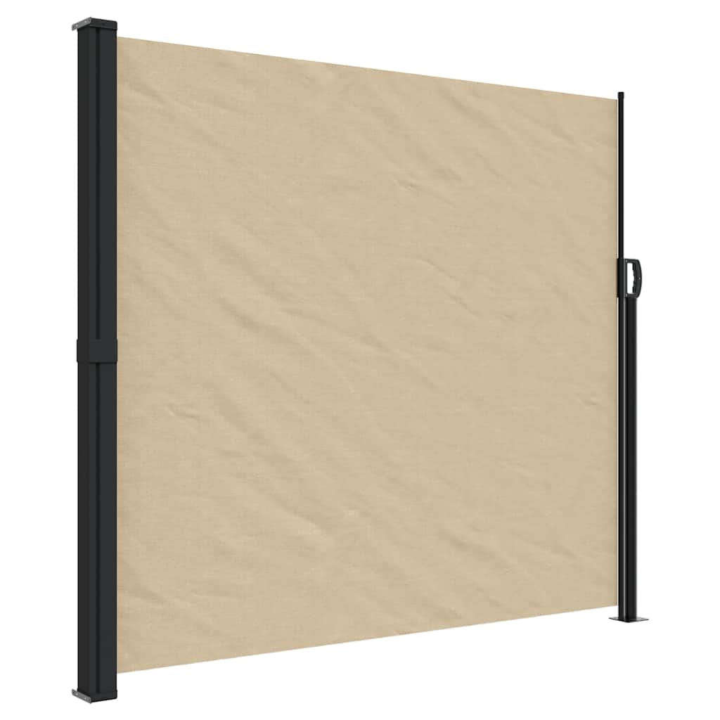 Vidaxl windscherm uittrekbaar 180x500 cm beige