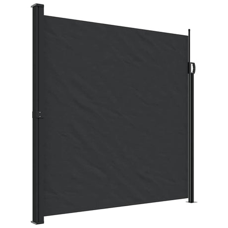 Rozsuwana szyba przednia Vidaxx 200x500 cm czarna