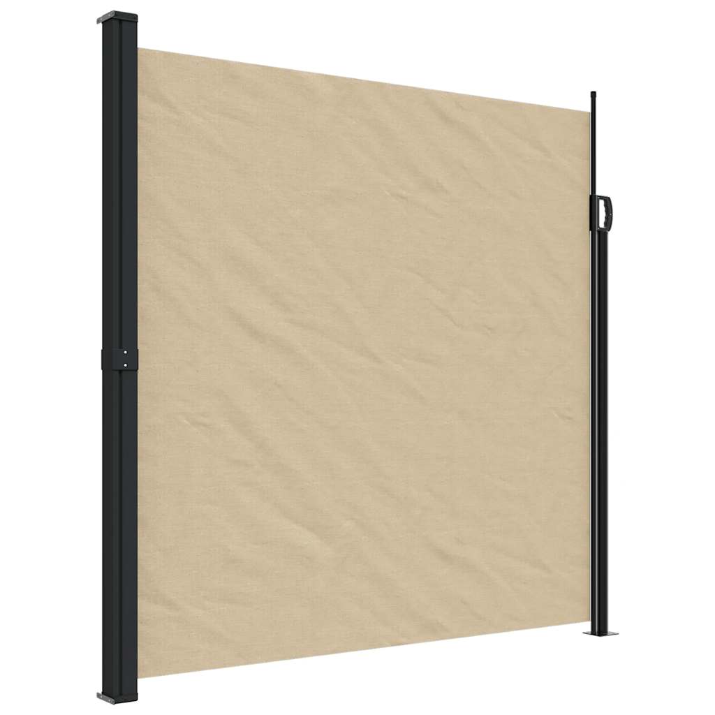 Vidaxl windscherm uittrekbaar 200x500 cm beige