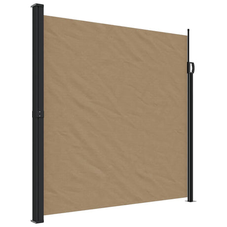 Vidaxl windscherm uittrekbaar 200x500 cm taupe