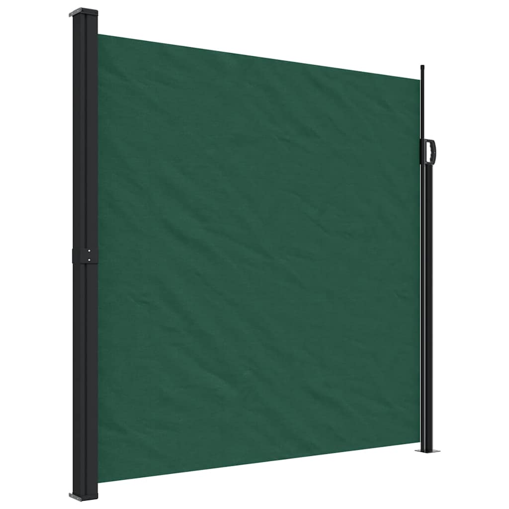 Vidaxl windscherm uittrekbaar 200x500 cm donkergroen