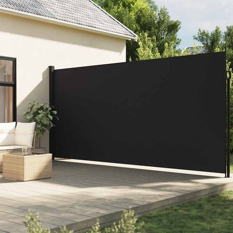 Rozsuwana szyba przednia Vidaxx 220x500 cm czarna