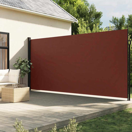 Rozsuwana szyba przednia Vidaxx 220x500 cm brązowa