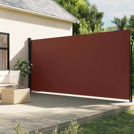 Rozsuwana szyba przednia Vidaxx 220x600 cm brązowa