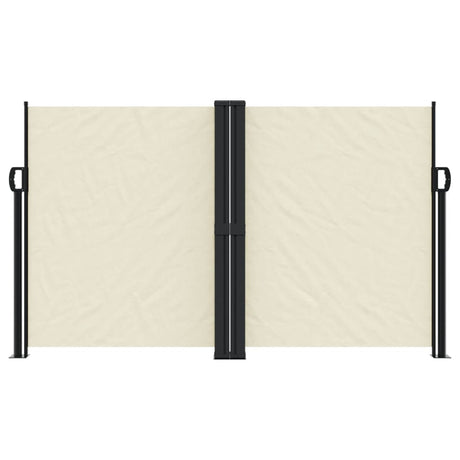 Rozsuwany parawan ogrodowy Vidaxx 140x600 cm kremowy