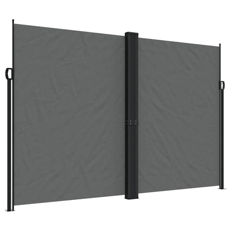 Vidaxl windscherm uittrekbaar 220x600 cm antracietkleurig