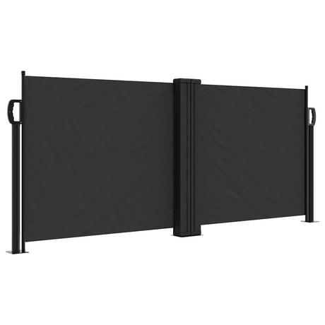 Rozsuwana szyba przednia Vidaxx 100x1000 cm czarna