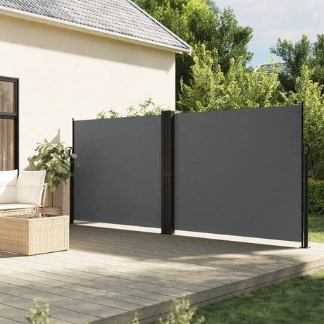 Wysuwana szyba przednia Vidaxx 160x1000 cm, antracyt