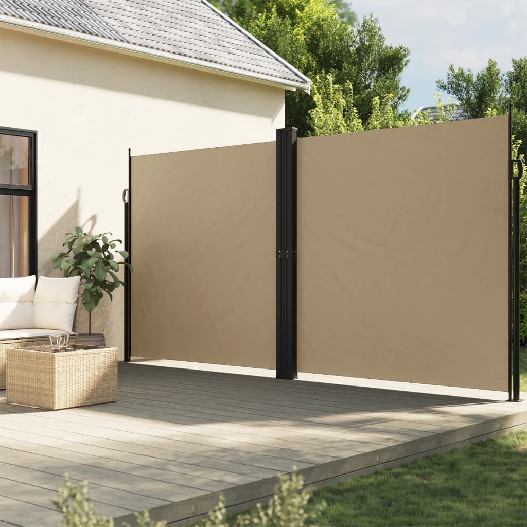 Rozsuwana szyba przednia Vidaxx 200x1000 cm beżowa