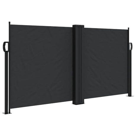 Rozsuwana szyba przednia Vidaxx 120x1200 cm czarna