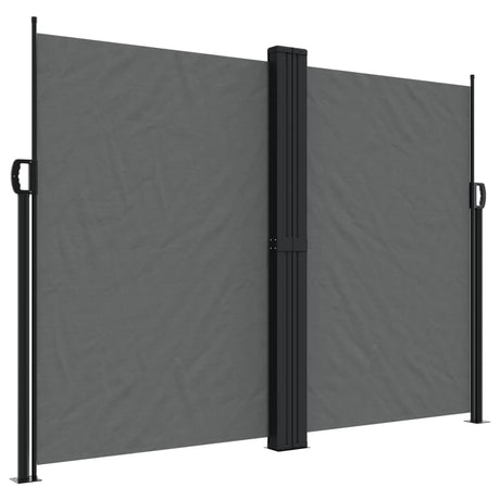 Rozsuwany parawan ogrodowy Vidaxx 180x1200 cm antracyt