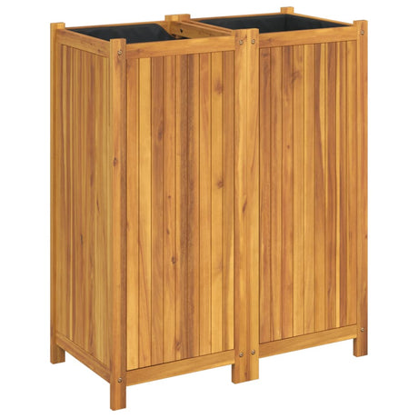 Donica Vidaxx z wyściółką 84x42x100 cm z litego drewna akacjowego