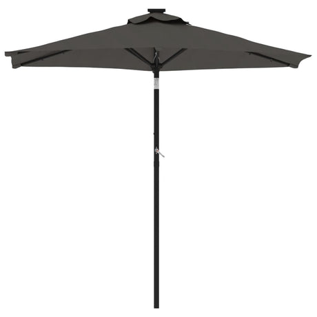 Parasol Vidaxx ze stalowym słupkiem 225x225x212 cm w kolorze antracytowym