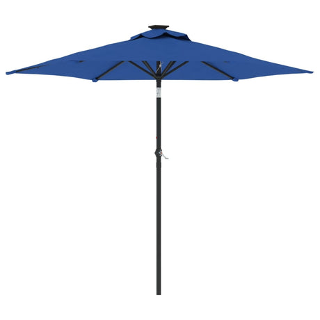 Parasol Vidaxx ze stalowym słupkiem 225x225x212 cm lazurowo-niebieski