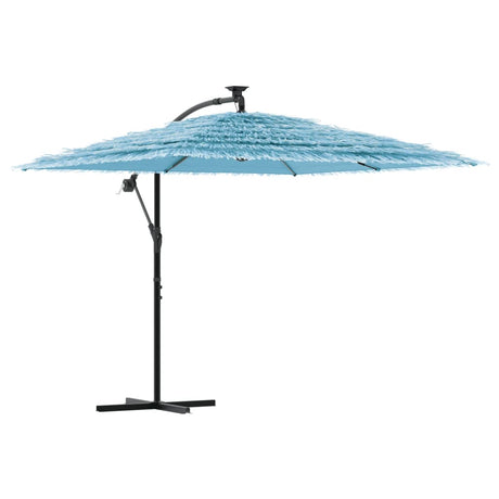 Parasol Vidaxx ze stalowym słupkiem 246x246x230 cm niebieski