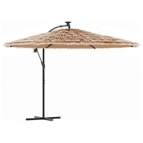 Parasol Vidaxx ze stalowym słupkiem 269x269x235 cm brązowy