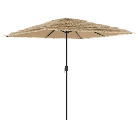 Parasol VidaXL ze stalowym słupkiem 248x248x248 cm, brązowy