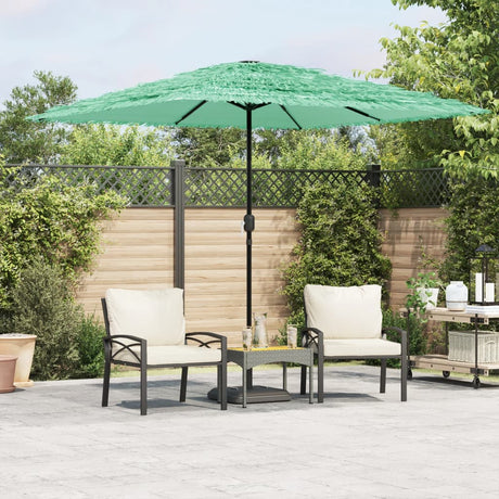 Parasol Vidaxx ze stalowym słupkiem 248x248x248 cm zielony