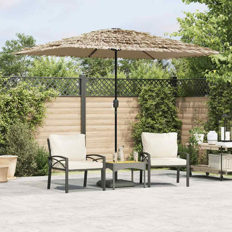 Parasol Vidaxx ze stalowym słupkiem 300x200x250 cm brązowy