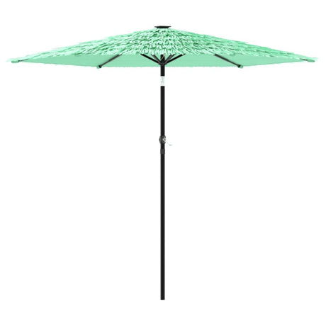 Parasol Vidaxx ze stalowym słupkiem 223x223x213 cm zielony