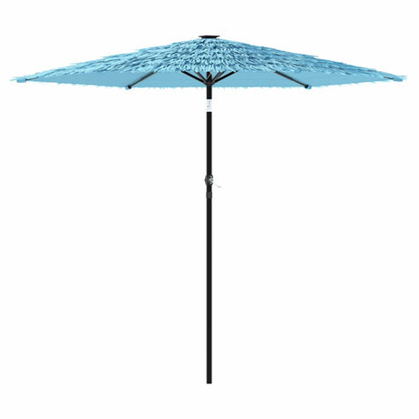 Parasol VidaXL ze stalowym słupkiem 268x268x226 cm, niebieski