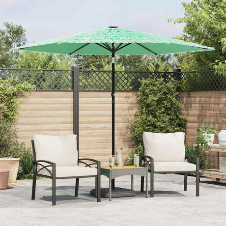 Parasol Vidaxx ze stalowym słupkiem 268x268x226 cm zielony