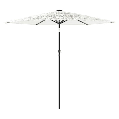Parasol Vidaxx ze stalowym słupkiem 268x268x226 cm biały