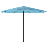 Parasol Vidaxx ze stalowym słupkiem 324x324x247 cm niebieski