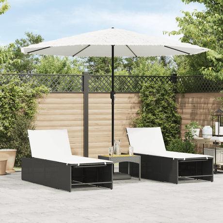 Parasol Vidaxx ze stalowym słupkiem 324x324x247 cm biały