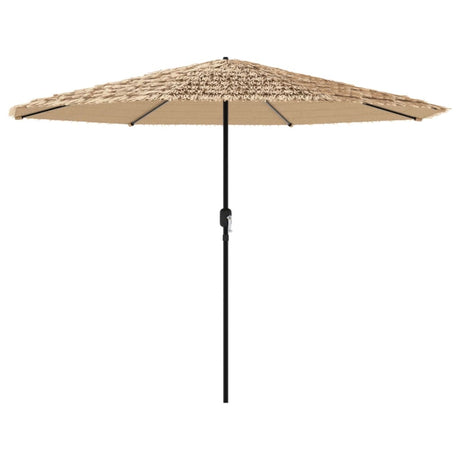 Parasol VidaXL ze stalowym słupkiem 388x388x248 cm, brązowy