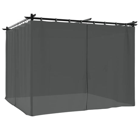 Altanka Vidaxx z zasłonami 3x3 m stal antracytowa