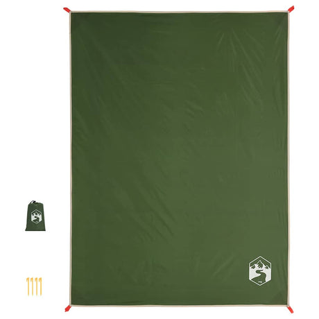 Koc piknikowy Vidaxx z kołkami 205x155 cm zielony