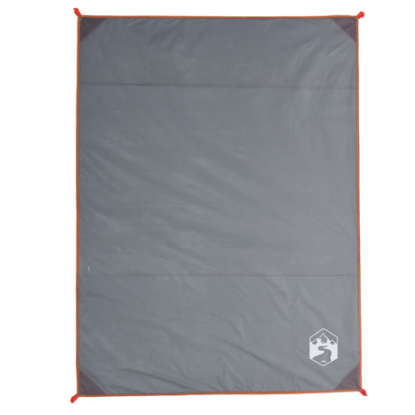 Koc piknikowy Vidaxx z kołkami 205x155 cm szary i pomarańczowy