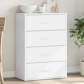 Vidaxl dressoir 60x31x84 cm bewerkt hout wit