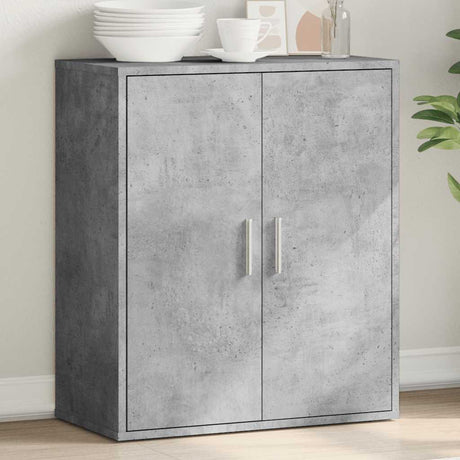 Vidaxl dressoir 79x38x80 cm bewerkt hout betongrijs
