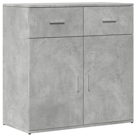 Vidaxl dressoir 79x38x80 cm bewerkt hout betongrijs