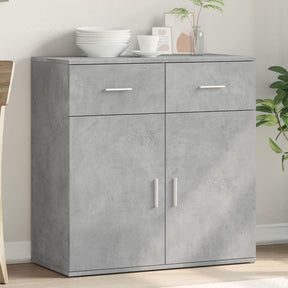 Vidaxl dressoir 79x38x80 cm bewerkt hout betongrijs