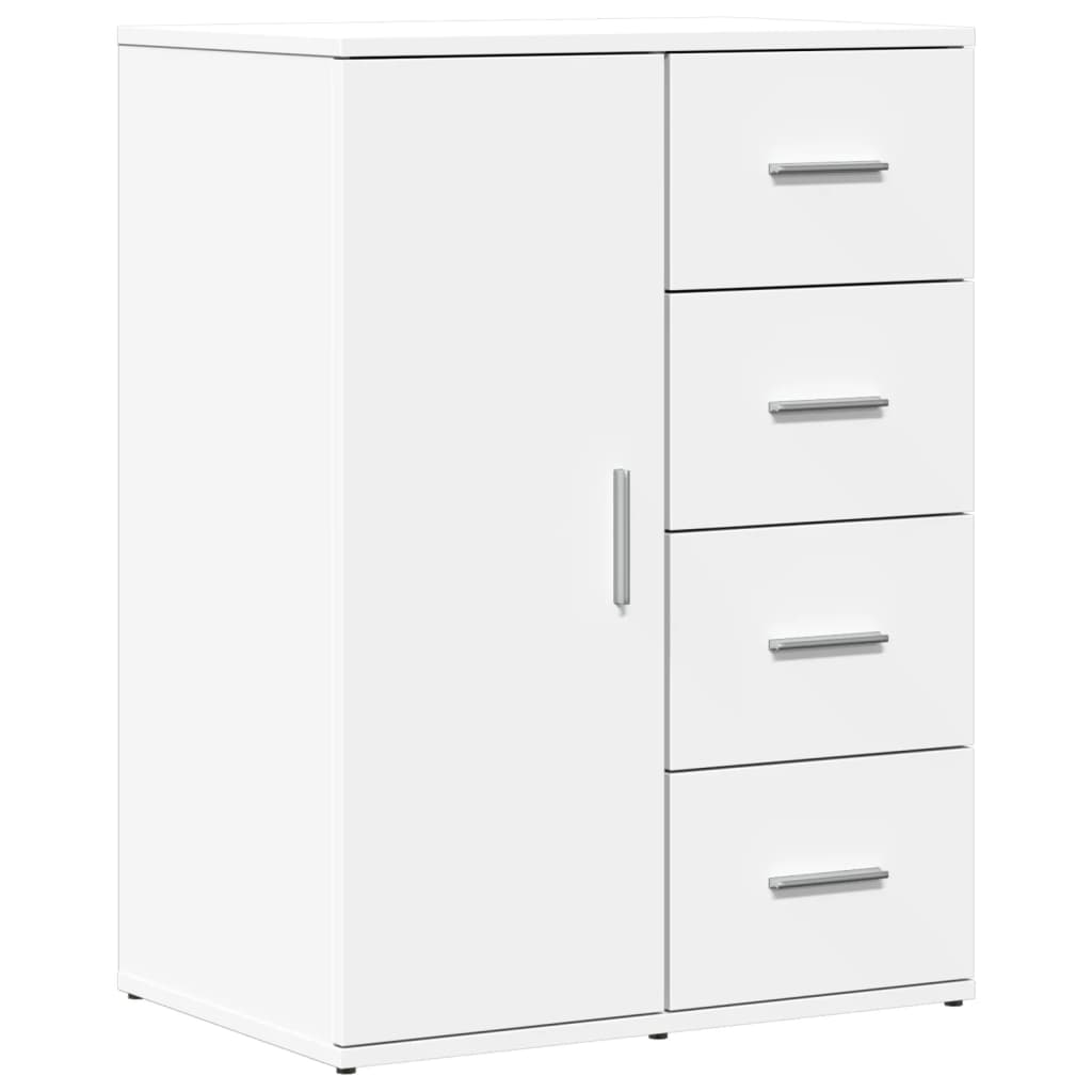 Vidaxl dressoir 59x39x80 cm bewerkt hout wit
