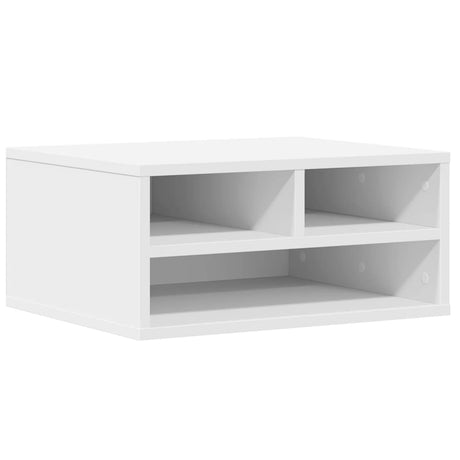 Szafka na drukarkę VidaXL 49x40x22,5 cm przetworzone drewno białe