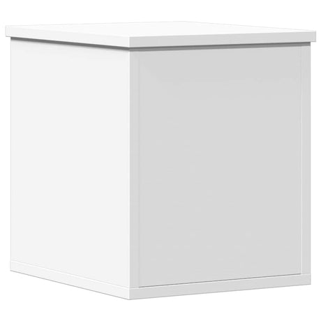 Vidaxl opbergbox 30x35x35 cm bewerkt hout wit