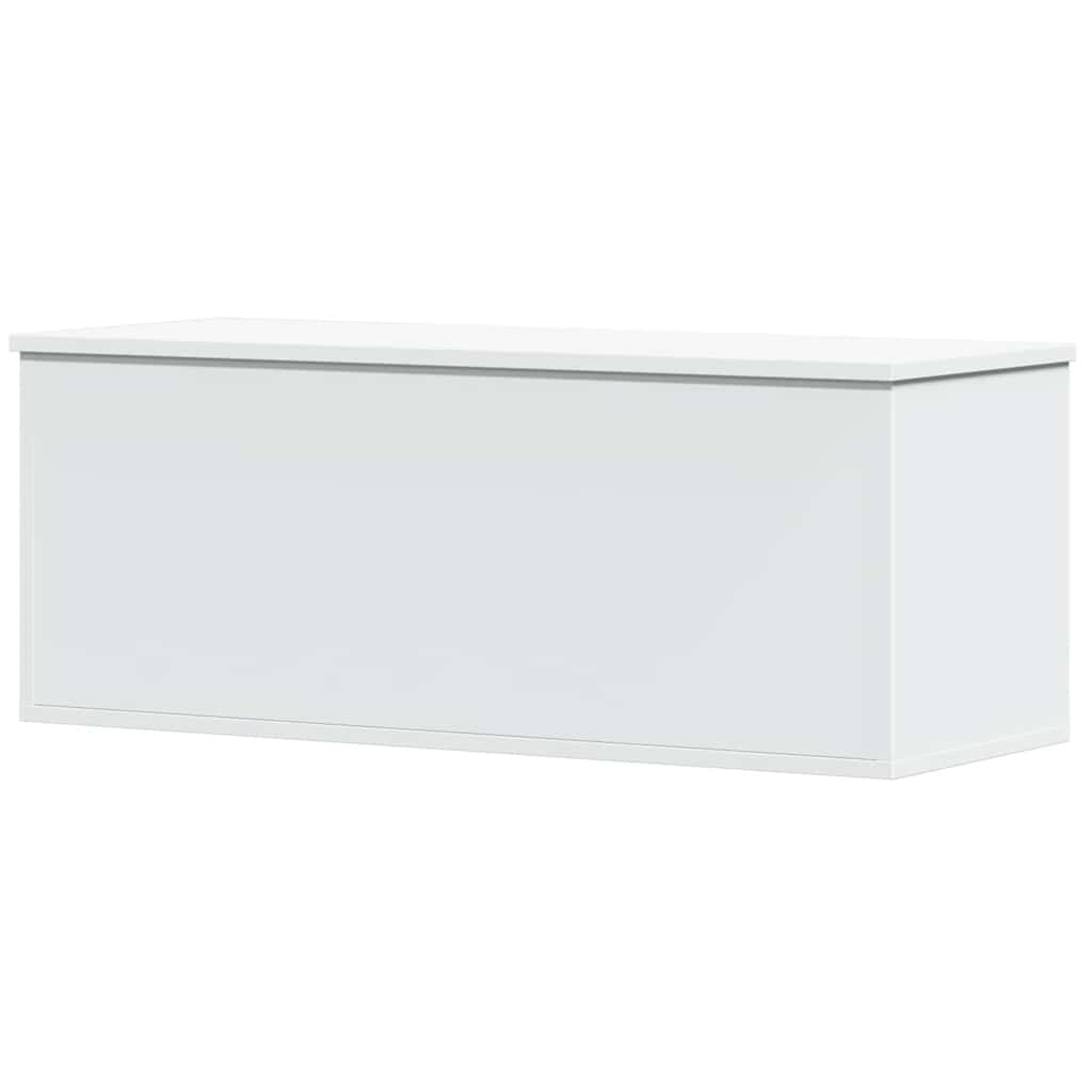Vidaxl opbergbox 90x35x35 cm bewerkt hout wit