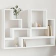 Vidaxl wandschap 96x12x64 cm bewerkt hout wit
