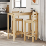Vidaxl 3-delige barset massief grenenhout