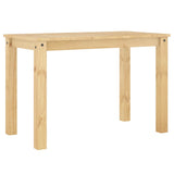 Vidaxl eettafel panama 112x60x75 cm massief grenenhout