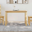 Vidaxl eettafel panama 112x60x75 cm massief grenenhout